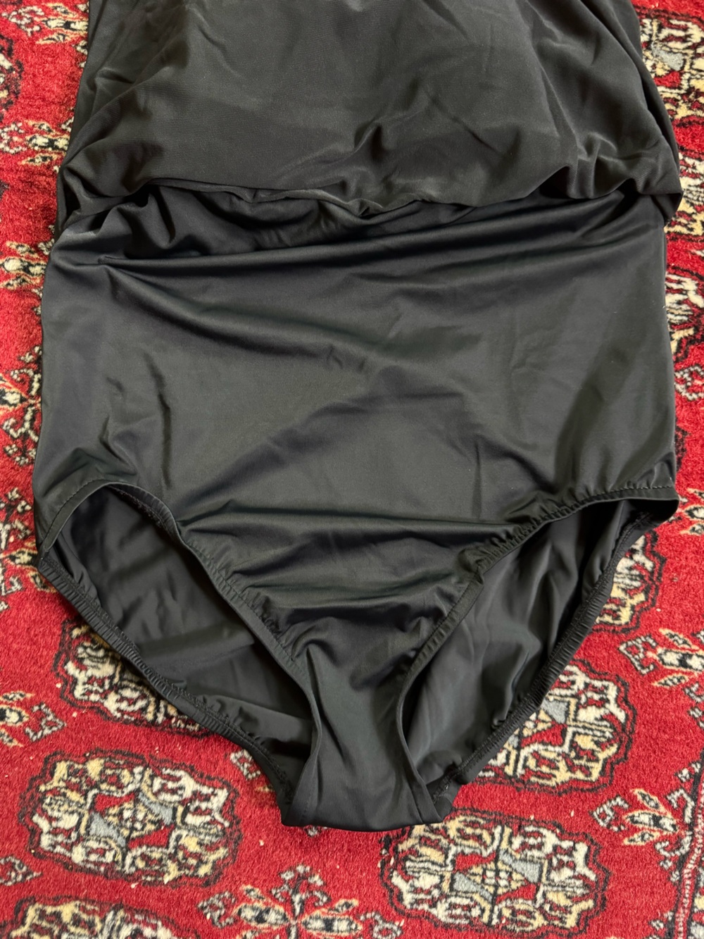 NEW Simply Slim Cross Your Heart Tummy Control Swimdress Size Large 12/14 NWT - Picture 9 of 12